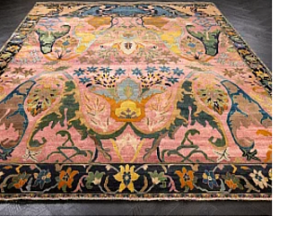 Индийский ковер из шерсти «ZIEGLER VINTAGE» AC228-PINK-MIX(274x356) 274 x 356 см Мир ковров