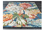 Индийский ковер из шерсти «SANDERSON» Dahlia & Rosehip Teal 50608 Мир ковров