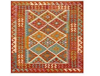Пакистанский ковер из шерсти «KILIM» 23-15574 124 x 165 см Мир ковров