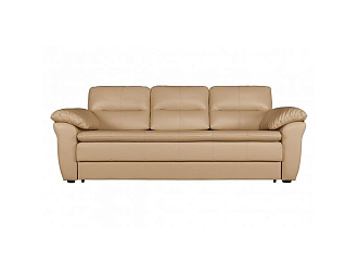 Диван Римини 3 р, Бежевый, Кожа Bellagio Nougat Home Collection