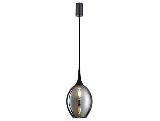 Подвес Dubbel (чёрный) D180*H530/2030 1*E27*40W Ангстрем