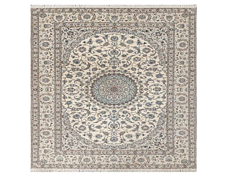 Иранский ковер из шерсти и шёлка «NAIN 6LA» 10-440-IR 210 x 300 см Мир ковров