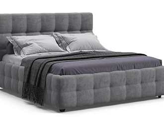 Босс Кровать+ПМ 160*200 велюр Роял агат Divan BOSS - ДИВАН БОСС