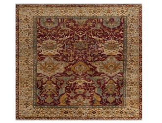 Индийский ковер из шерсти «ZIEGLER VINTAGE» AC229-RED-CRE 277 x 391 см Мир ковров