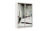 Шкаф-купе двухдверный Регул мини белый