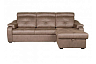 Угловой диван Модульный Кёльн с канапе , Коричневый, Ткань Morello Desert