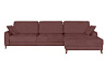 Угловой диван Монако с канапе 97/19, Бордовый, Ткань Zenit 25