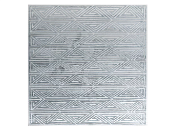 Непальский ковер из шерсти и шёлка «ART DECO RUGS» 147312-35-BLEACH-WHT SM-3 201 x 304 см Мир ковров