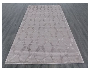 Непальский ковер из шерсти и эвкалиптового шёлка «ART DECO RUGS» RUBIK TAUPE(90535) 202 x 301 см Мир ковров
