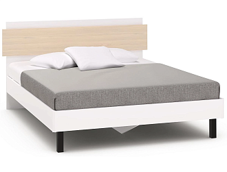 Кровать двуспальная 160х200 Chelsea,Rimini белая