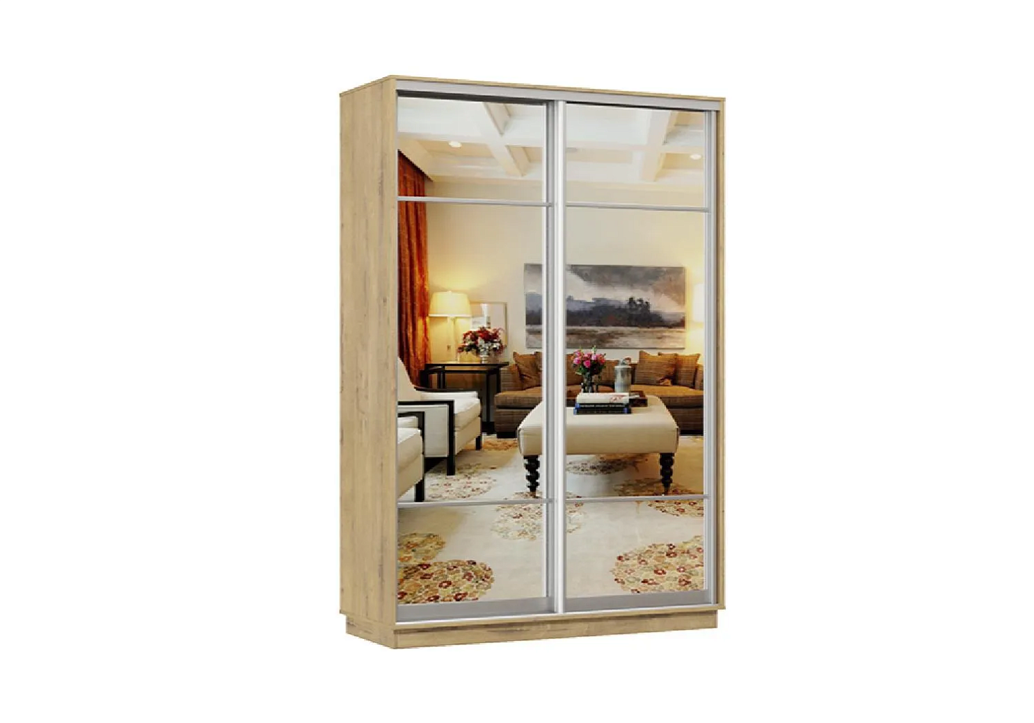 Шкаф-купе двухдверный Эфир бунратти