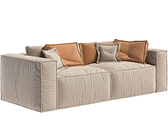 Диван Бриошь Премьер+ 2-х местный без подушек