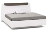 Кровать двуспальная 160х200 Soho белая с подъемным механизмом