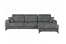 Угловой диван Монако с канапе 97/29, Серый, Ткань Tornado Blue steel