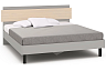 Кровать двуспальная 180х200 Chelsea,Rimini серая