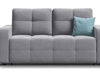  Диван Денди двухместный Велюр Монолит сталь