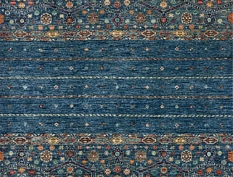 Пакистанский ковер из шерсти «SHAWL KANDI» GRAY-GRAY(168x234) 168 x 234 см Мир ковров
