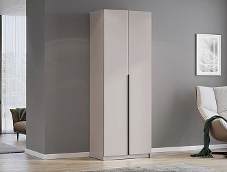 Шкаф 2-х  створчатый Берген ПРО кашемир