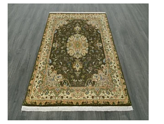 Иранский ковер из шерсти и шёлка «TABRIZ 40» 9-670-IR 155 x 220 см Мир ковров