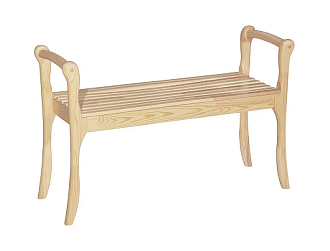 Банкетка с подлокотниками Массив