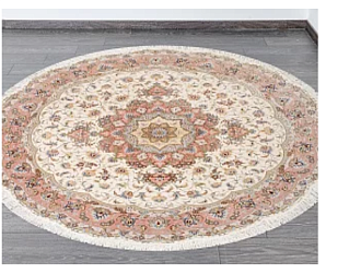 Иранский ковер из шерсти и шёлка «TABRIZ 40» 7-392-IR(Round) 200 x 200 см Мир ковров