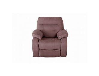 Кресло "Рей" электрический реклайнер, Ткань Bergen Plum Home Collection