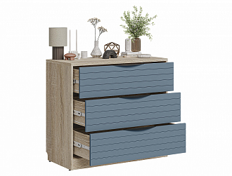 Комод 2 Sonoma Colors (полуночный синий) Skand мебель - СКАНД