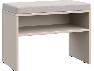 Банкетка Монреаль беж с подушкой