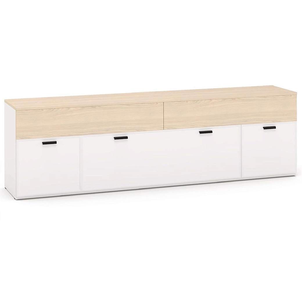 Тумба под телевизор Римини белая