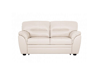 Диван Атлантик 2 р, Белый, Кожа Bellagio Bianco Home Collection