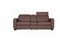 Диван Торонто 2р с баром , Коричневый, Кожа Madras Griss Home Collection