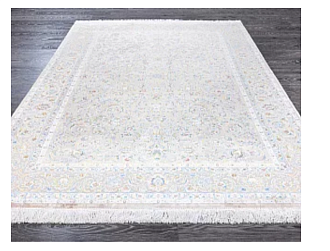 Иранский ковер из шёлка, модала и акрила «MASTERPIECE QUM» 040-22-Shahan-1525-KHAK 200 x 300 см Мир ковров