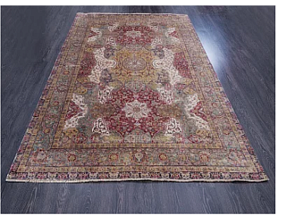 Индийский ковер из шёлка «ZIEGLER SILK» AJ17-MLT-BLU 244 x 307 см Мир ковров