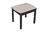 Обеденный раздвижной стол со стеклом «Тенор Т2» (Венге/дуб миланский стекло матовое)
