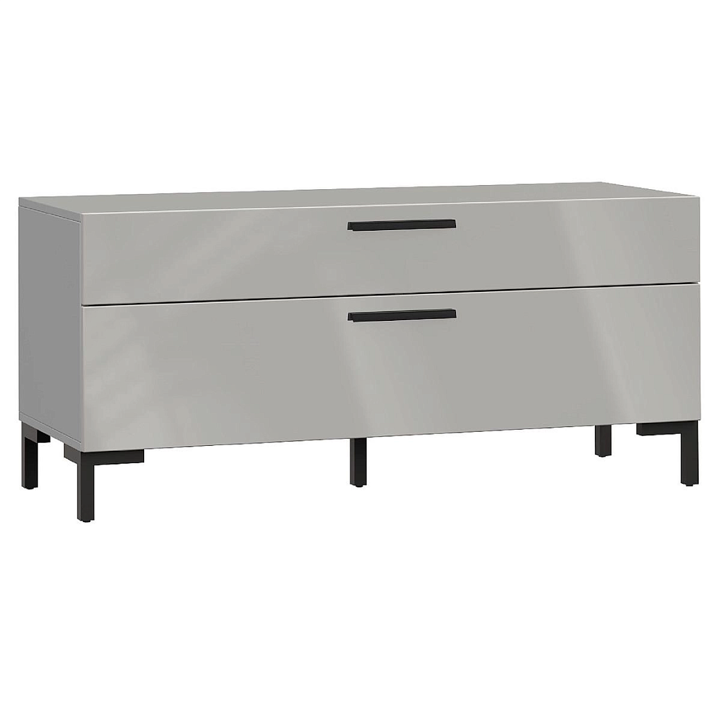 Тумба под телевизор Челси серая