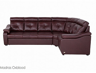 Угловой диван Модульный Кёльн с тумбой , Коричневый, Кожа Madras Oxblood Home Collection