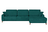 Угловой диван Монако с канапе 97/19, Зеленый, Ткань Zenit 40