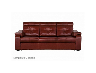 Диван Модульный Кёльн 3 р, Коричневый, Кожа Lampante Cognac Home Collection