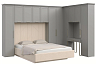 Комплект для спальни Монреаль серый №06