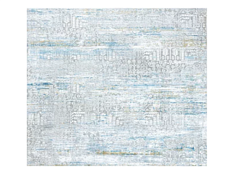 Турецкий ковер из вискозы и синтетики «STELLA P» C789B-GRAY-BLUE 40 x 50 см Мир ковров