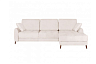 Угловой диван Монако с канапе 85/19, Белый, Ткань Zenit 02